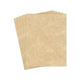 Aged Stationery Parchment Paper – Great for Writing, Certificates, Menus and Wedding Invitations | 24Lb Bond Paper | 8.5 x 11” | 50 Sheets/Pack