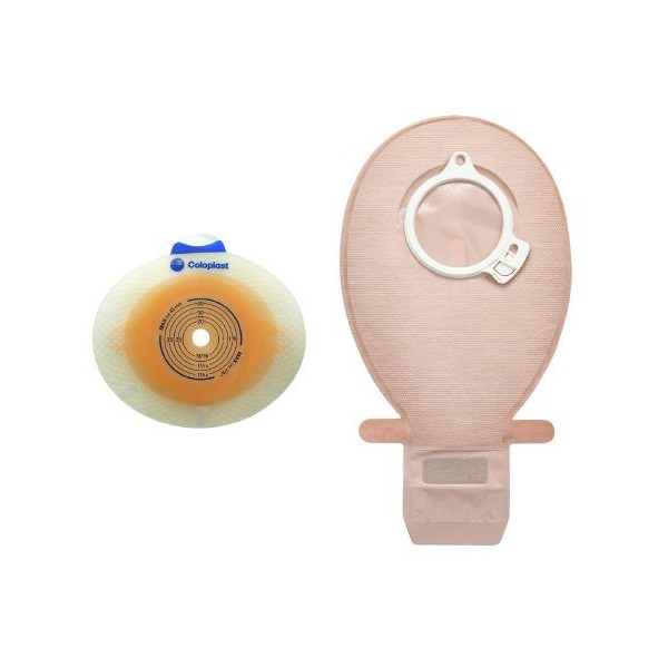 SenSura Click Filtered Ostomy Pouch, Two-Piece System 8-1/2 Inch Length, Maxi Closed End, 10165 - Box of 30