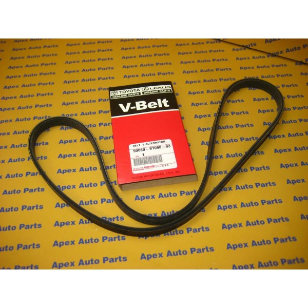 Toyota 3.4L V6 Fan Alternator Belt Genuine OEM New Tacoma