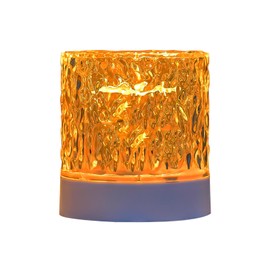 Meichoon Water Ripples Small Table Lamp Wave Projection Lamp USB Charging Touch Control 3 Colour Switching Romantic Atmosphere Night Light LE28