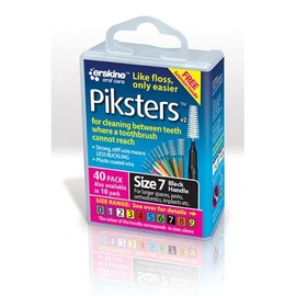 Piksters Buy Piksters Size 7 Black 40 Pack Online