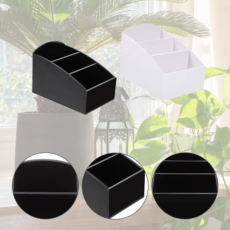 Bamyli 2 Pcs Tea Bag Organiser with 3 Divided Sections