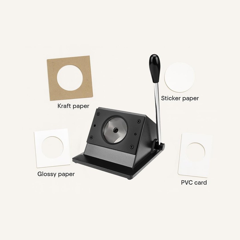 1 Inch Circle Punch Cutter Button Maker Machine for Paper