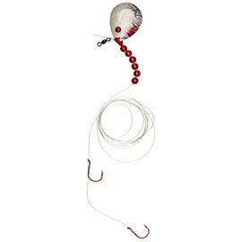 Berkley Walleye Colorado 5 - Llanta de fluorocarbono, Plateado Perlado, Hook Size: Front/Back 2/4