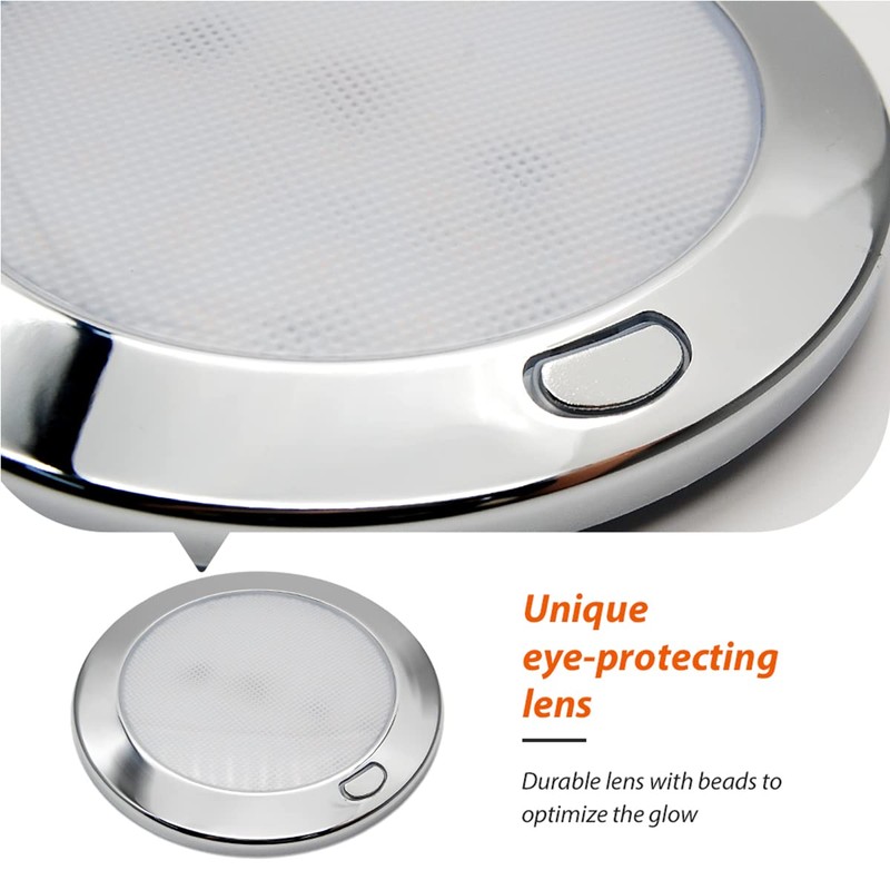 Dream Lighting 12v LED Ceiling Light Dimmable Caravan Interior Lighting