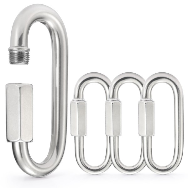 sprookber Stainless Steel Chain Link Quick Links - 304 Stainless