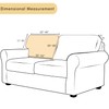 DyFun Couch Back Cushion Cover Stretch Backrest Cushion Replacement Armchair