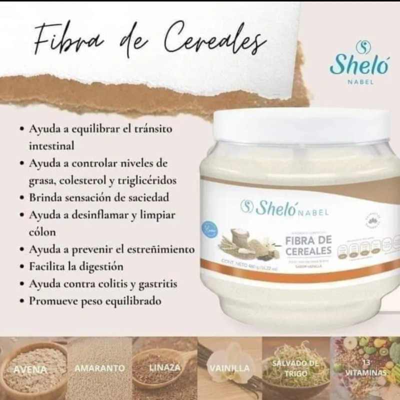 Fibra Prebiótica & Fibra Cereales / Mejora Digestion