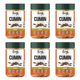 Pereg Ground Cumin Powder (4.25 Oz x 6 Pack) | Ground From Whole Cumin Seeds | Cumin Seasoning | Indian Spice | Non-GMO, Gluten-Free, Non-Irradiated | Supports Healthy Appetite & Digestive Functions