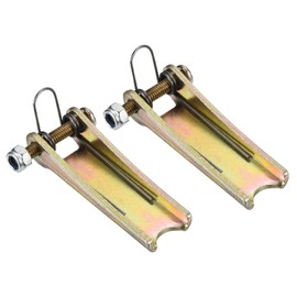 PATIKIL 2 Inch Hook Safety Latch Kit, 2 Pack Metal Towing Receiver Hitch Replacement for Clevis Hook Trailer, Zinc Plating