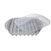 Compact Microwave Bacon, Sausage Meat & Poultry Cooking Tray with