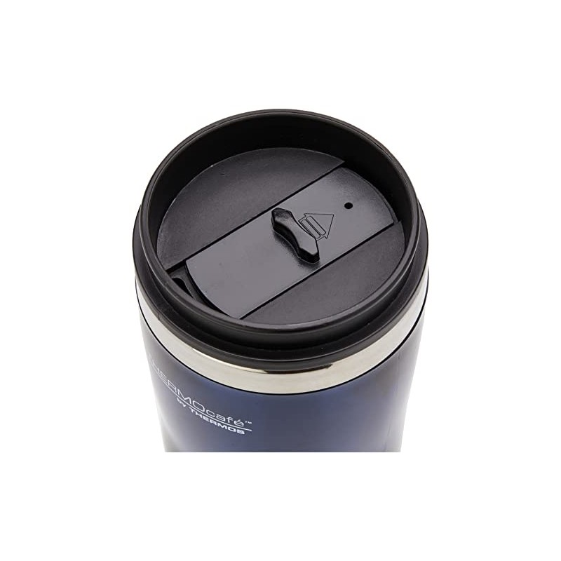 THERMOcafe by Thermos Double Wall Stainless Steel Inner, Plastic Outer