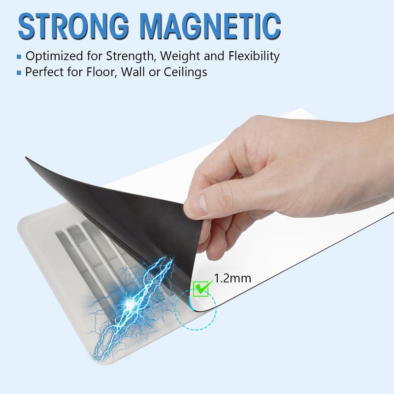 Zipcase 6 Pack Strong Magnetic Vent Covers for Home Ceiling,