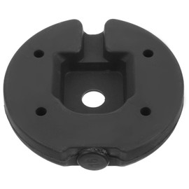 BESTOYARD Iron Round Base Weight for Floor Lamp, Sturdy Counterweight Lamp Base for DIY Lighting, Black Table Weight Plate for Bedroom, Office, Living Room Decoration