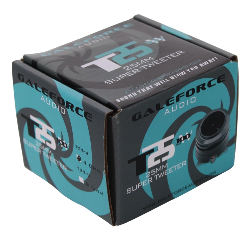 Galeforce T25 1.5" 4-Ohm 35 Watt RMS Car Audio Super