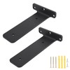 2 Piece Shelf Bracket with Screws Thickened Invisible Support Bracket