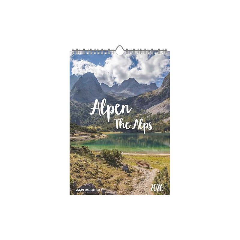 Alpen 2026 - Bild-Kalender 23,7x34 cm - The Alps -
