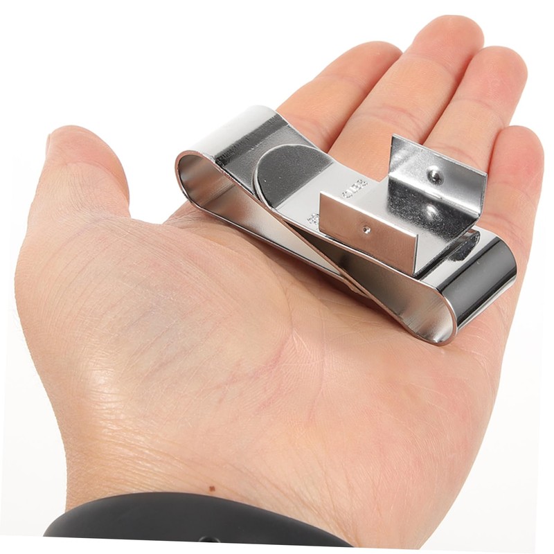 Abaodam Magnetic Pool Chalk Holder Durable Chalk Clamp for Billiard