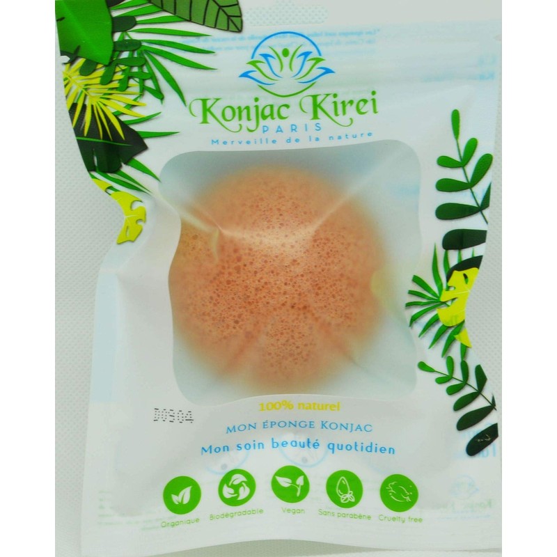 KONJAC KIREI PARIS (Chamomile and Pink Clay)