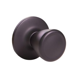 Design House 779249 Tulip Dummy Door Knob Matte Black