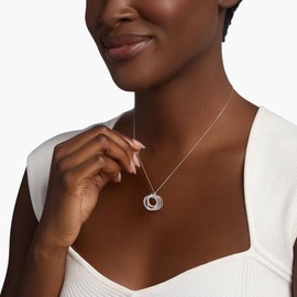 ZIIERMOSS 60th Birthday Gifts for Women,Thoughtful 60th Birthday Gifts with Card Interlocking Circles Silver Necklace Happy Birth Presents for Women Mun Wife Sister