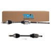 TRQ Front CV Axle Shaft Assembly Set Compatible with 2015-2018