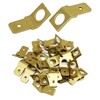 25 Pcs Quick Disconnect Connectors 1/4" Male Tab Non Insulated