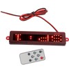 Rechargeable LED Name Tag Replacement for Universal Automobile Programmable Name
