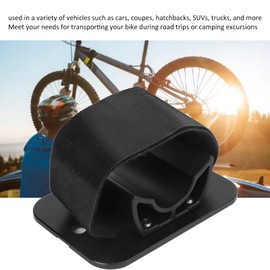 YITRE Rear Wheel Mount Car Roof Bike Mount Aluminum Alloy Strong Load Capacity Tailgate Road Travel