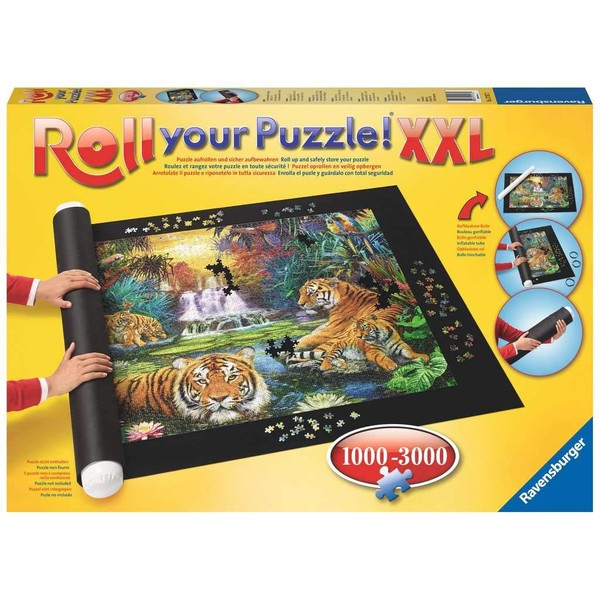 Ravensburger Roll your Puzzle XXL - puzzle mat for puzzles with up to 3000 pieces, puzzle pad for rolling, practical accessories for storing puzzles, 150*100 cm