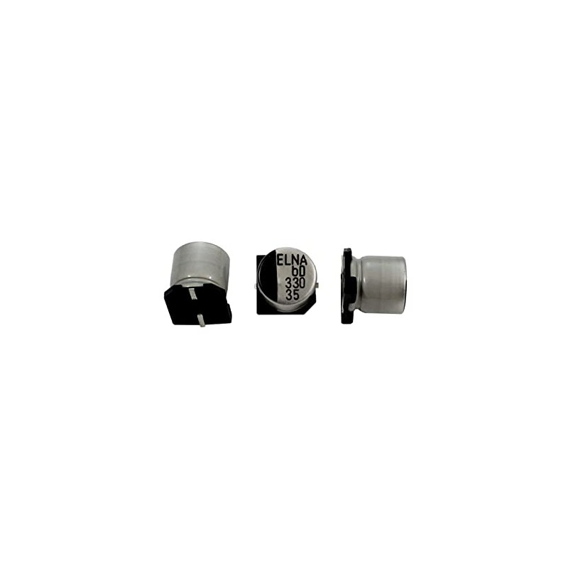 Elko Capacitor 10x Radial 330µF 35V SMD Electrolytic Capacitor up