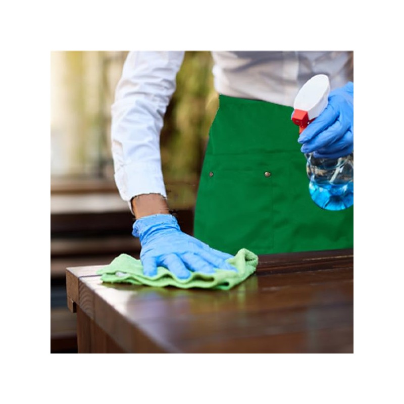 MIKI WELL Server Apron with 5 Pockets - Rivet buckle