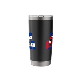 Patria Y Vida Flag Cuba Cuban Freedom Cuba Libre SOS Cuba Stainless Steel Insulated Tumbler