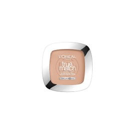 L'Oreal Paris, True Match Polvo Compacto, Cobertura Ligera Con Acabado Natural Radiante E Hidratante Con Ácido Hialurónico, Textura Sedosa Y Fácil De Aplicar, Tono Rose Sand 5.R, 9Gr