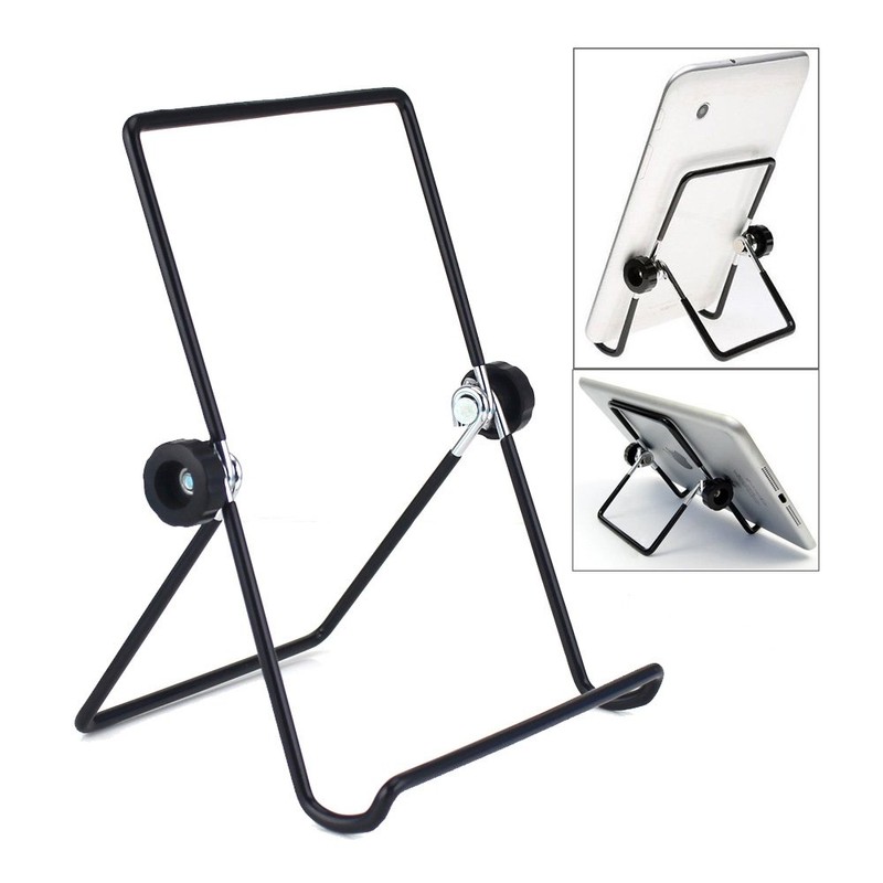 Tablet Stand, Portable Foldable Tablets Multi-Angle Non-Slip Adjustable Metal Holder