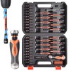HORUSDY 59pcs Magnetic Nut Driver Set with 6-in-1 Ratcheting Screwdriver