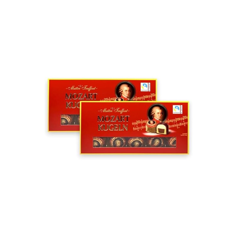 Maitre Truffout, Mozart Balls 10pc In Fancy 200g Box (2