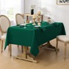 Softalker Christmas Rectangle Weaved Texture Pattern Tablecloth,Winter Jacquard Waterproof Wipeable