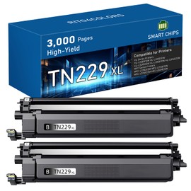 rito4colors TN229XL TN229 Black High Yield Toner Cartridges Compatible for Brother TN229XL TN229 TN229XLBK Used with HL-L3280CDW MFC-L3780CDW MFC-L3720DW HL-L3300CDW HL-L3220CDW Printer, 2 Black