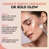 Organic Highlighter Makeup Powder, Diamond Dust - Talc-Free, Lightweight &