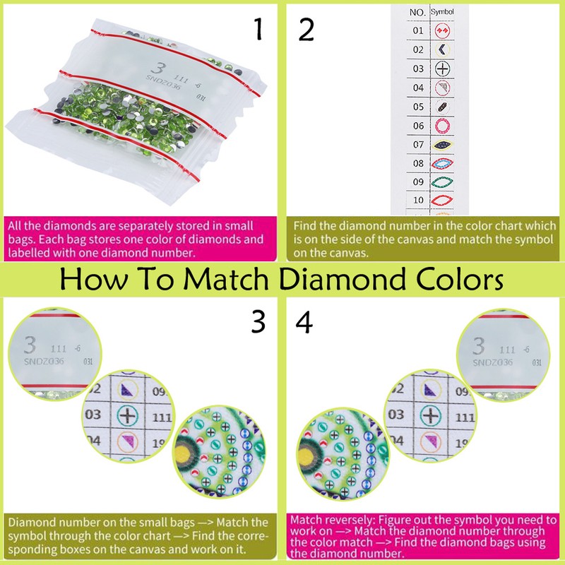 Diamond Painting Tree Storage Box Foldable Resin DIY Painting Kits