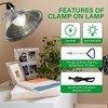 Simple Deluxe Simple Deluxe Clamp Lamp Light 150 Watt with