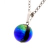 Gold Stone Keramarin Firefly Glass Necklace, Okinawa, Kerama Islands, Luminous