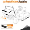 GODCTSUP Club Car Front Bumper with Bolts, Fits Club Car