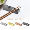 uxcell 4pcs 304 Stainless Steel Chopstick Rest, Multipurpose Cutlery Holder,