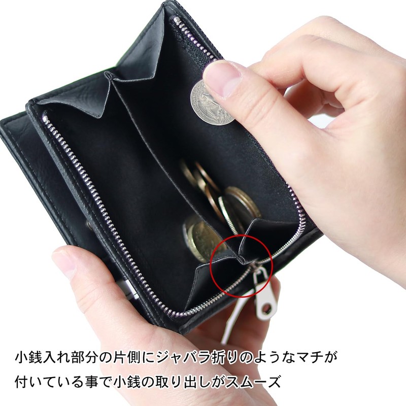 Edwin Men's Bi-fold Wallet, Denim, Switchable, Bi-Fold, Stylish, Simple, Gift,