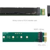 VGOL 2pcs M.2 NVME SSD to PCIEX1 Vertical Adapter Converter