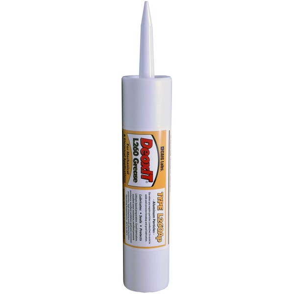 CAIG LABORATORIES, DeoxIT L260-A8TP, Lithium Grease, Aluminum Particles, 226g Cartridge