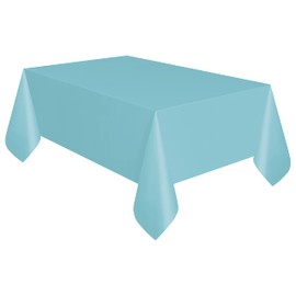 Unique 46864 Plastic Tablecloth-2.74 m x 1.37 m-Teal Colour