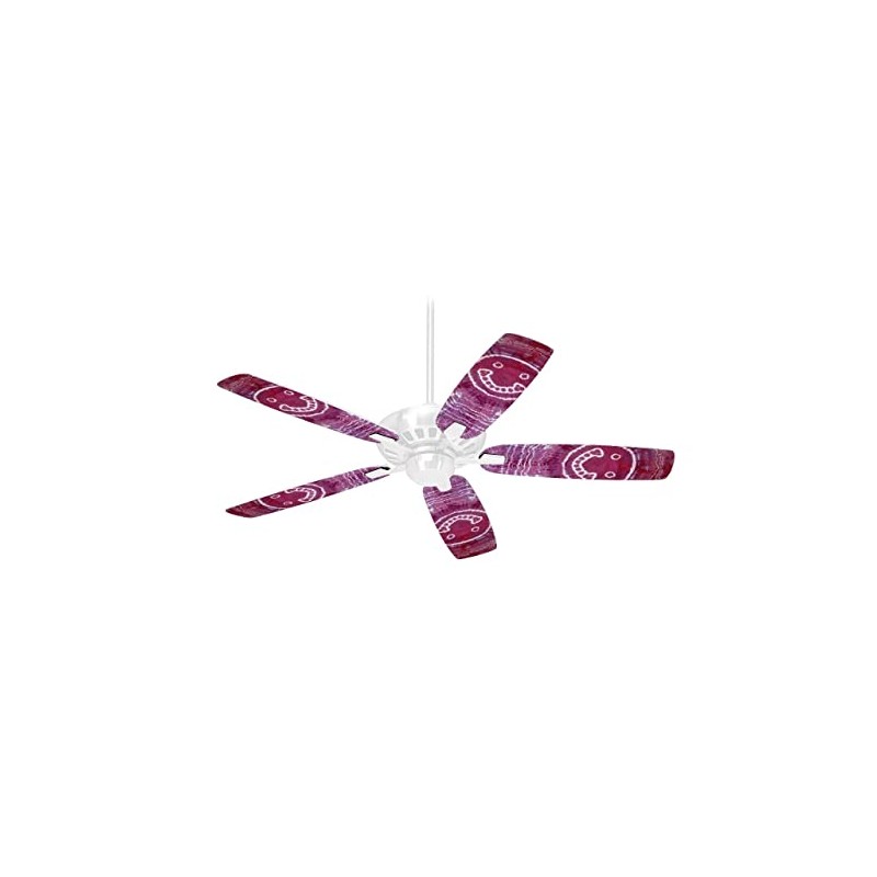 Tie Dye Happy 100 - Ceiling Fan Skin Kit fits